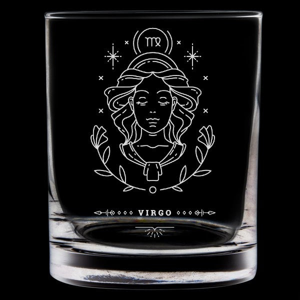 Image for engraved Engraved Zodiac Signs 13 oz Cocktail Glass at QualityEngraved.com