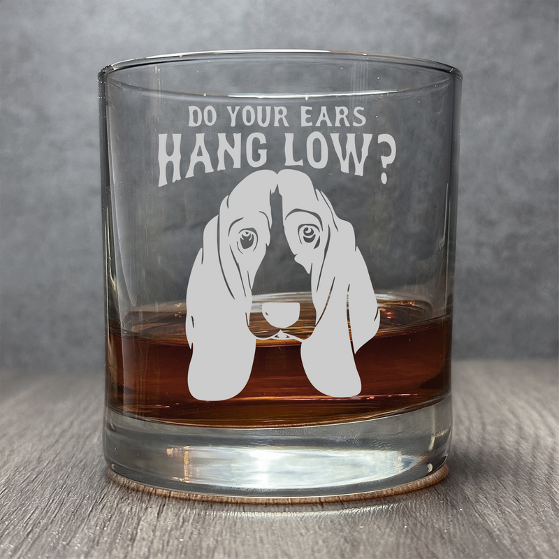Do Your Ears Hang Low - Basset Hound  - 11 oz Cocktail Glass