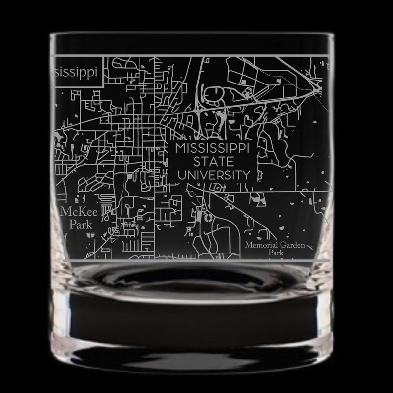 Louisville Whiskey Glass Louisville KY Rocks Glass Engraved 