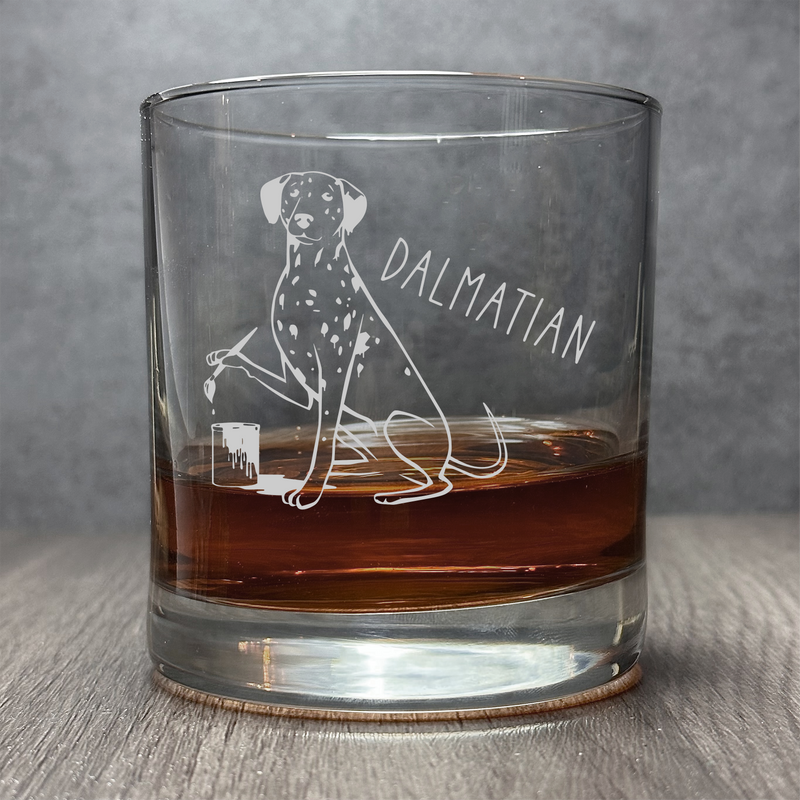 Dalmatian - Engraved 11 oz Cocktail Glass
