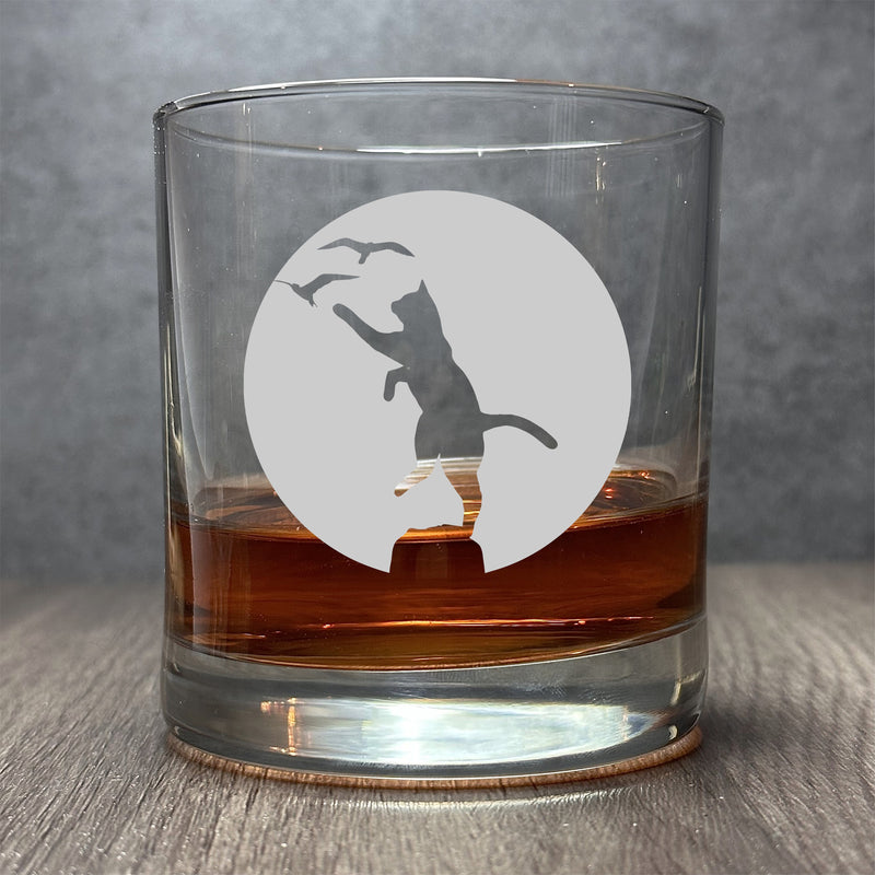 Image for engraved Engraved The Karate Cat Glass - 11 oz Cocktail Glass at QualityEngraved.com
